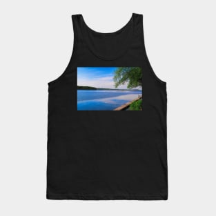 Blue sky over Rice Lake, Ontario Tank Top